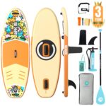 Niphean Stand up Paddling Board mit Sitz und Allem Zubehör, 320cm Paddleboard für Aller Fähigkeitsniveaus, SUP Board 200kg Tragkraft für 2 Personen, Standup Paddle Board for Adults