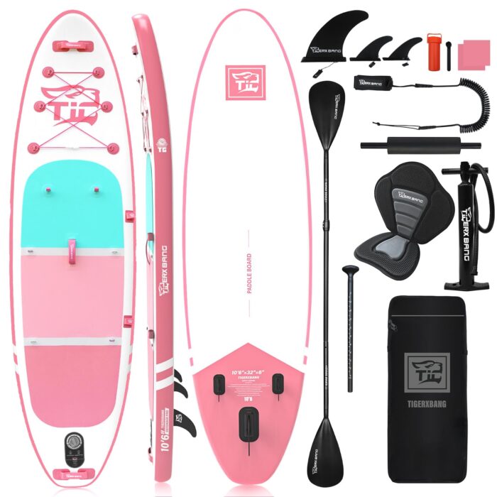 TIGERXBANG SUP Boards Stand Up Paddling Board, aufblasbare Paddle-Boards Defender-Pro-Kollektion