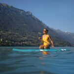 ALPIDEX Stand Up Paddle Set SUP 305 x 76 x 15 cm Belastbar bis 150 kg Aufblasbar Stabil Leicht Komplett Set Tragetasche Paddel Finnen Luftpumpe Leash Repair Kit