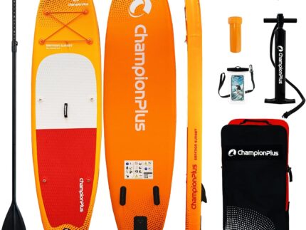 Sup Board, SUP Board Set, Stand Up Paddling Board Aufblasbar, Wassersport, Paddel, Pumpe, Rucksack, Leash, 320 x81 x15CM
