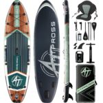11'6"x35"Inflatable Paddle Board, (SUP) für Erwachsene mit 450 lbs Tragfähigkeit extra breiter Rutschfester und Stabiler Plattform,Kajak Sitz Premium Accessoires Rucksack,geeignet für Yoga