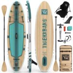 TIGERXBANG SUP-Board, Stand-Up-Paddling-Board | 10'8" 330 x 86 x 15 cm | mit Premium-Komplett-Aufblas-SUP-Zubehör, extra breite Paddleboards für Erwachsene und Kinder-Pandora-Kollektion