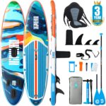 Niphean Stand up Paddling Board mit Sitz und Allem Zubehör, 320cm Paddleboard für Aller Fähigkeitsniveaus, SUP Board 200kg Tragkraft für 2 Personen, Standup Paddle Board for Adults