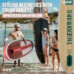 TIGERXBANG SUP-Board, Stand-Up-Paddling-Board | 10'8" 330 x 86 x 15 cm | mit Premium-Komplett-Aufblas-SUP-Zubehör, extra breite Paddleboards für Erwachsene und Kinder-Pandora-Kollektion