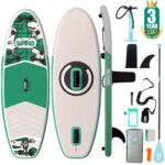 Niphean Stand up Paddling Board mit Sitz und Allem Zubehör, 320cm Paddleboard für Aller Fähigkeitsniveaus, SUP Board 200kg Tragkraft für 2 Personen, Standup Paddle Board for Adults