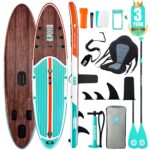 Niphean Stand up Paddling Board mit Sitz und Allem Zubehör, 320cm Paddleboard für Aller Fähigkeitsniveaus, SUP Board 200kg Tragkraft für 2 Personen, Standup Paddle Board for Adults