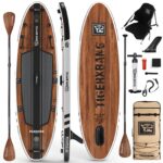 TIGERXBANG SUP-Board, Stand-Up-Paddling-Board | 10'8" 330 x 86 x 15 cm | mit Premium-Komplett-Aufblas-SUP-Zubehör, extra breite Paddleboards für Erwachsene und Kinder-Pandora-Kollektion