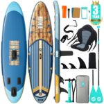 Niphean Stand up Paddling Board mit Sitz und Allem Zubehör, 320cm Paddleboard für Aller Fähigkeitsniveaus, SUP Board 200kg Tragkraft für 2 Personen, Standup Paddle Board for Adults