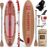 TIGERXBANG SUP-Board, Stand-Up-Paddling-Board | 10'8" 330 x 86 x 15 cm | mit Premium-Komplett-Aufblas-SUP-Zubehör, extra breite Paddleboards für Erwachsene und Kinder-Pandora-Kollektion