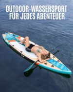 ZLX Stand Up Paddling Board 350x83cm,SUP Board Set,Touren Stand Up Paddle,Einzigartige Mittelfinne,Rutschfester Deckpad,Standup Paddle Board 200kg Tragkraft,für Erwachsene,Anfänger,alle Könnensstufen