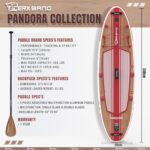TIGERXBANG SUP-Board, Stand-Up-Paddling-Board | 10'8" 330 x 86 x 15 cm | mit Premium-Komplett-Aufblas-SUP-Zubehör, extra breite Paddleboards für Erwachsene und Kinder-Pandora-Kollektion