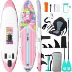 Niphean Stand up Paddling Board mit Sitz und Allem Zubehör, 320cm Paddleboard für Aller Fähigkeitsniveaus, SUP Board 200kg Tragkraft für 2 Personen, Standup Paddle Board for Adults