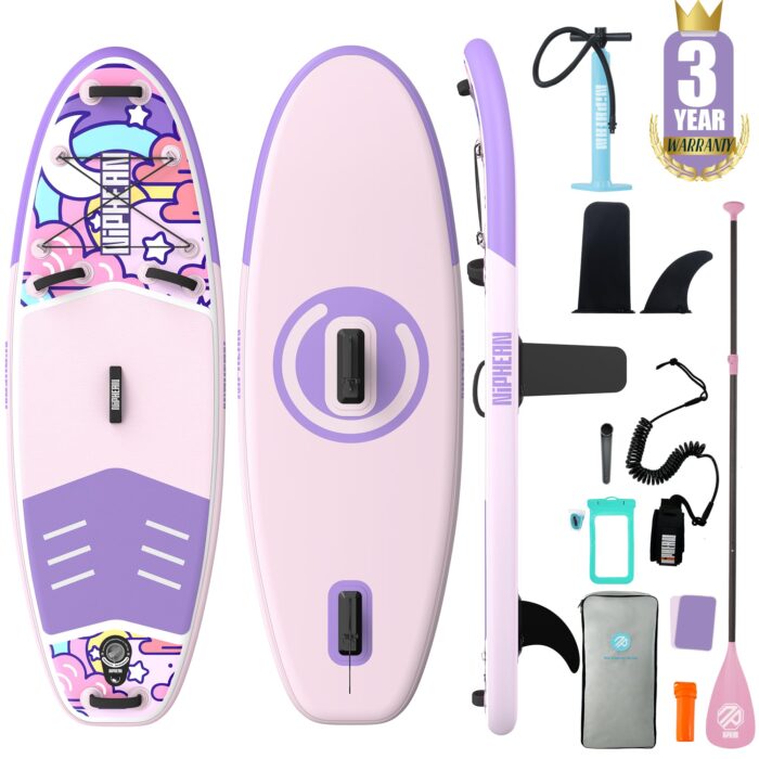 Niphean Stand up Paddling Board mit Sitz und Allem Zubehör, 320cm Paddleboard für Aller Fähigkeitsniveaus, SUP Board 200kg Tragkraft für 2 Personen, Standup Paddle Board for Adults