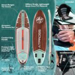 11'6"x35"Inflatable Paddle Board, (SUP) für Erwachsene mit 450 lbs Tragfähigkeit extra breiter Rutschfester und Stabiler Plattform,Kajak Sitz Premium Accessoires Rucksack,geeignet für Yoga